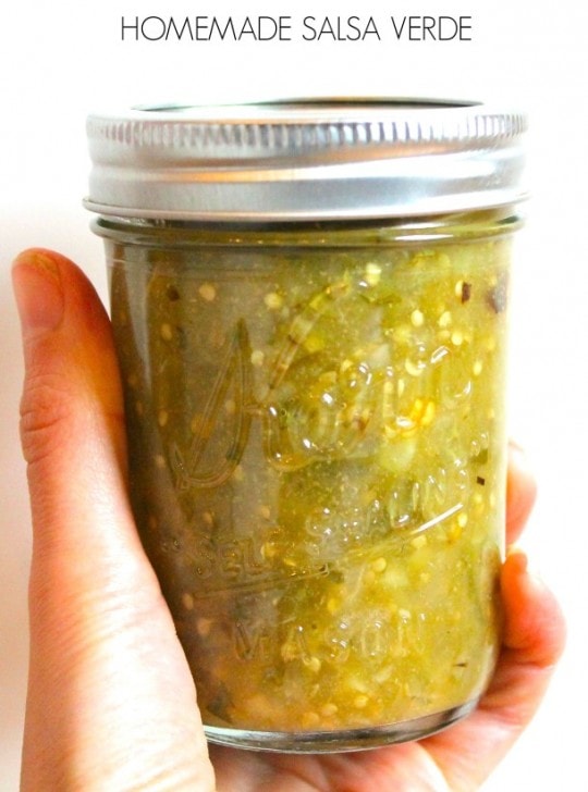 Canning Salsa Verde, Made With Tomatillos • Heartbeet Kitchen
