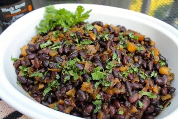 Caribbean Baked Black Beans • Heartbeet Kitchen