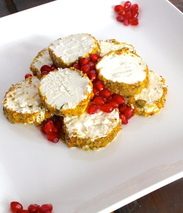 Pistachio & Herb Crusted Cheese Log