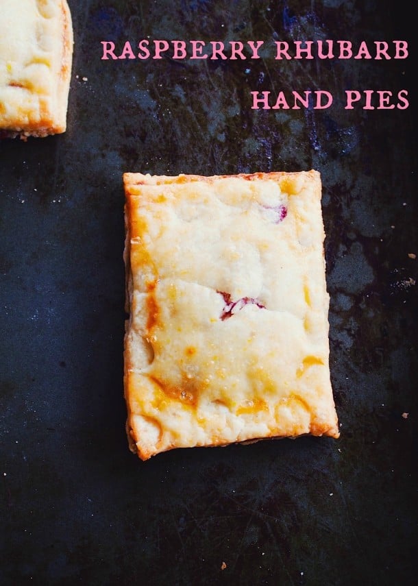 raspberry rhubarb hand pies {gluten free pie recipe} | heartbeet kitchen