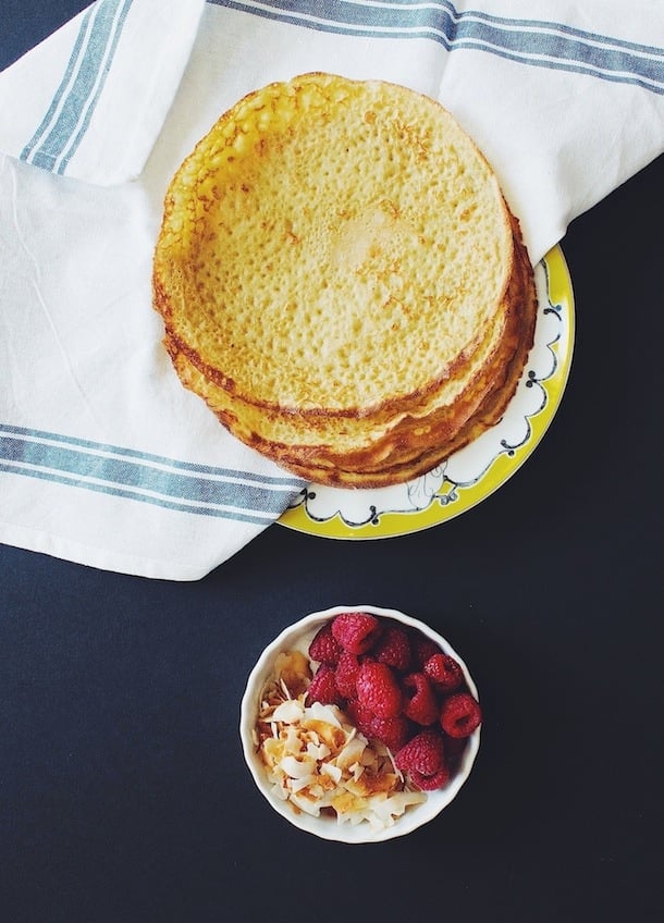 Millet Oat Crepes | heartbeet kitchen 