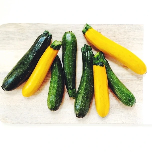 grilled summer squash and garlic scapes | heartbeet kitchen
