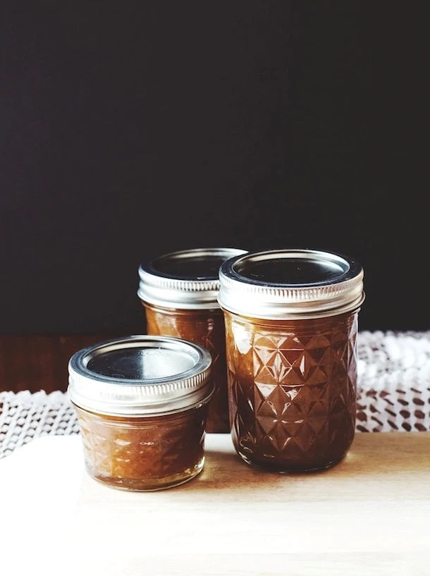 Caramel Cardamom Pear Jam |small batch canning | heartbeet kitchen