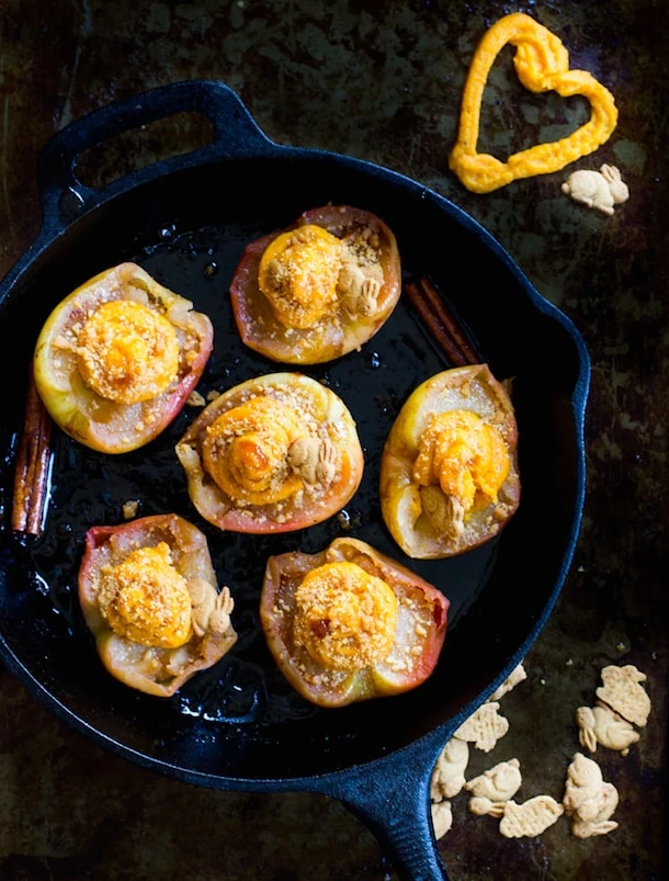 Baked Apples with Spiced Butternut Squash Filling