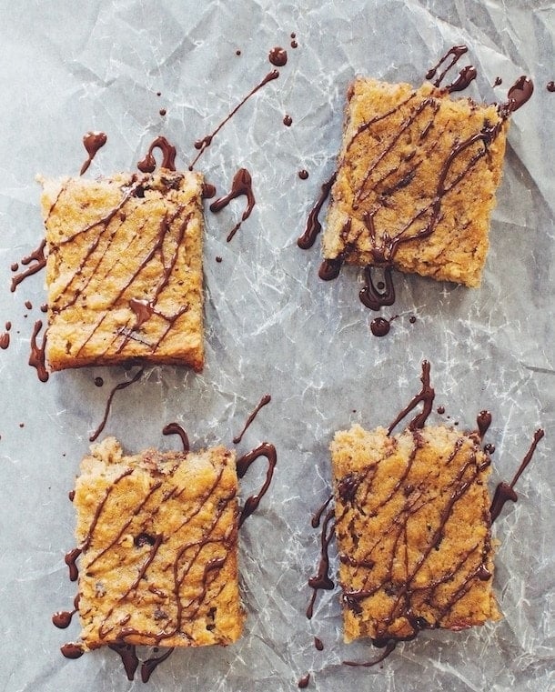 Coconut Chocolate Chip Blondies