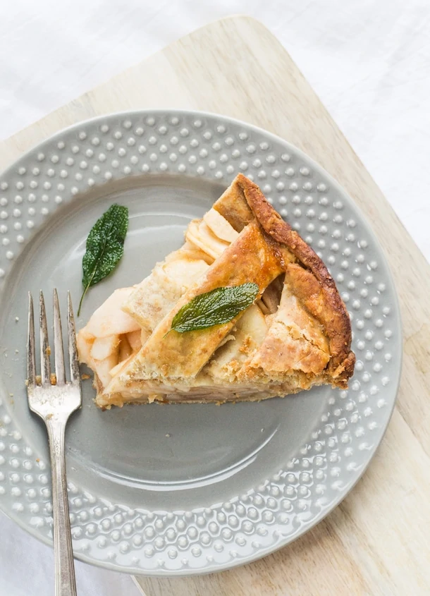 Gluten-Free Apple Pie with Crispy Sage | heartbeet kitchen