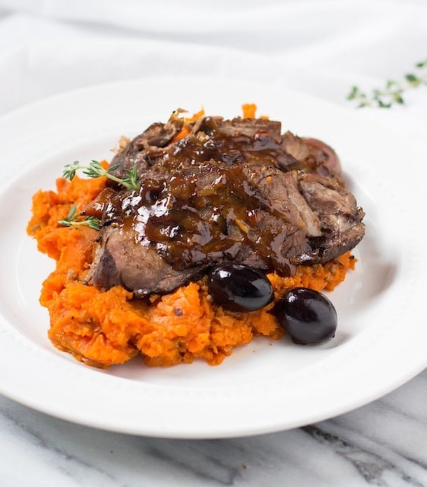 Slow Cooker Beef Roast with Carrot Mash | easy one pot meal (paleo, AIP, gluten-free)