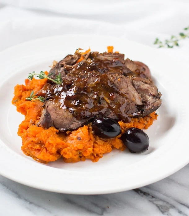 Slow Cooker Beef Roast with Carrot Mash | easy one pot meal (paleo, AIP, gluten-free)
