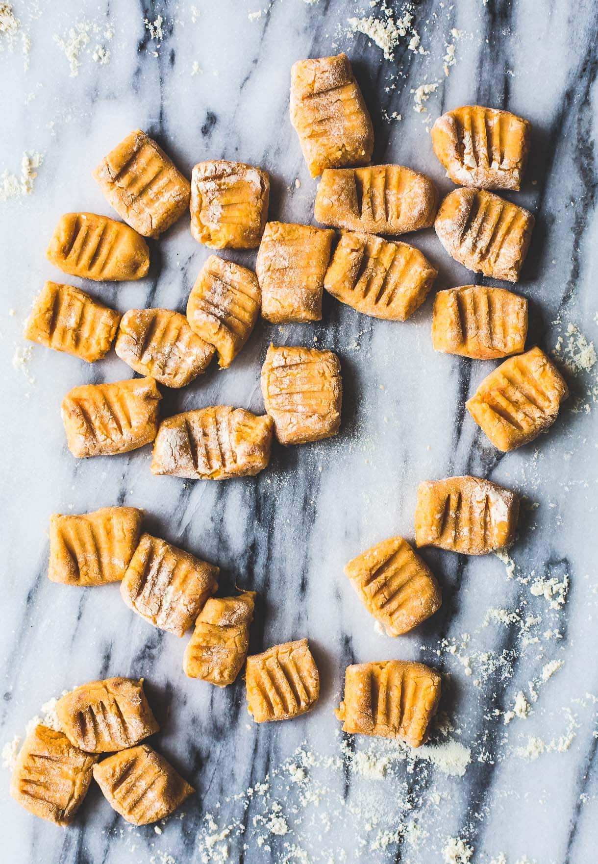 5 Ingredient Gluten-Free and Vegan Sweet Potato Gnocchi {via heartbeet kitchen blog}