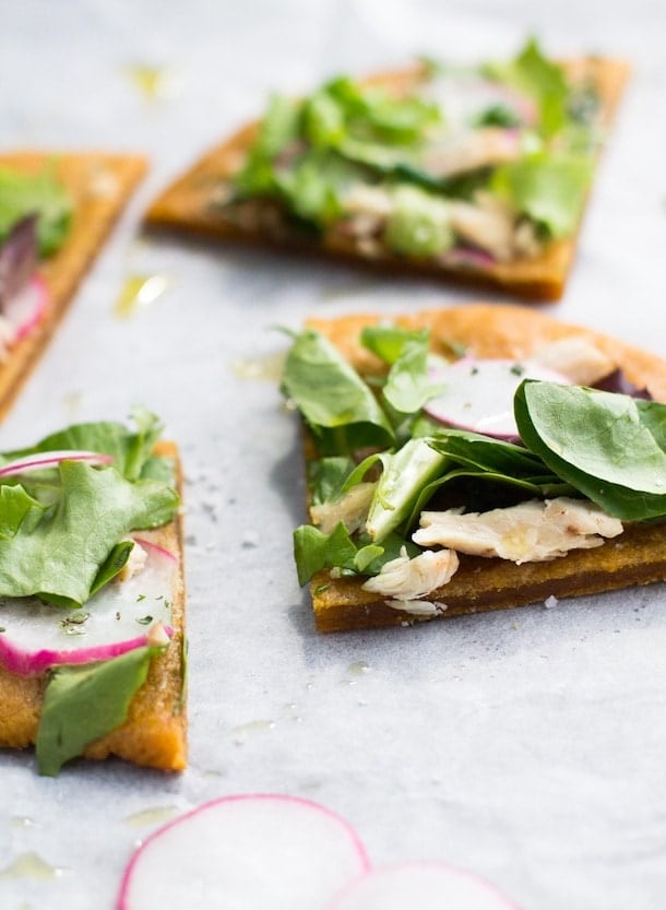 4 Ingredient AIP/Paleo Flatbread - the best! Soft texture, crisp edge.