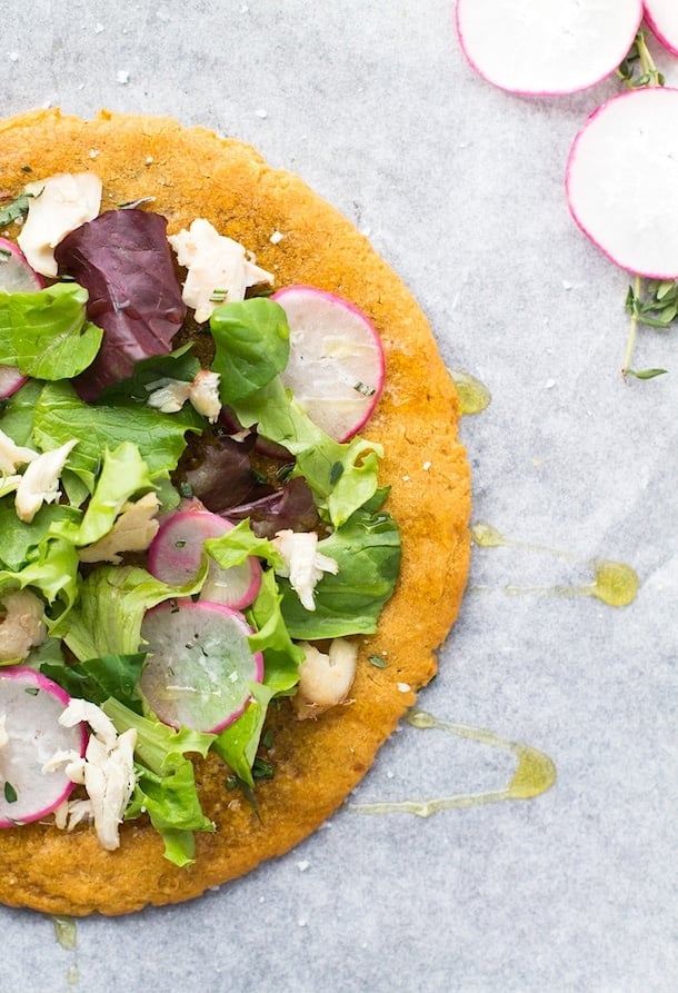 The Best AIP Flatbread, just 4 ingredients (vegan too)