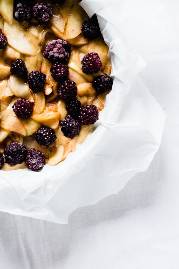 Berry Apple Buckle Cake {gluten-free} via heartbeet kitchen blog