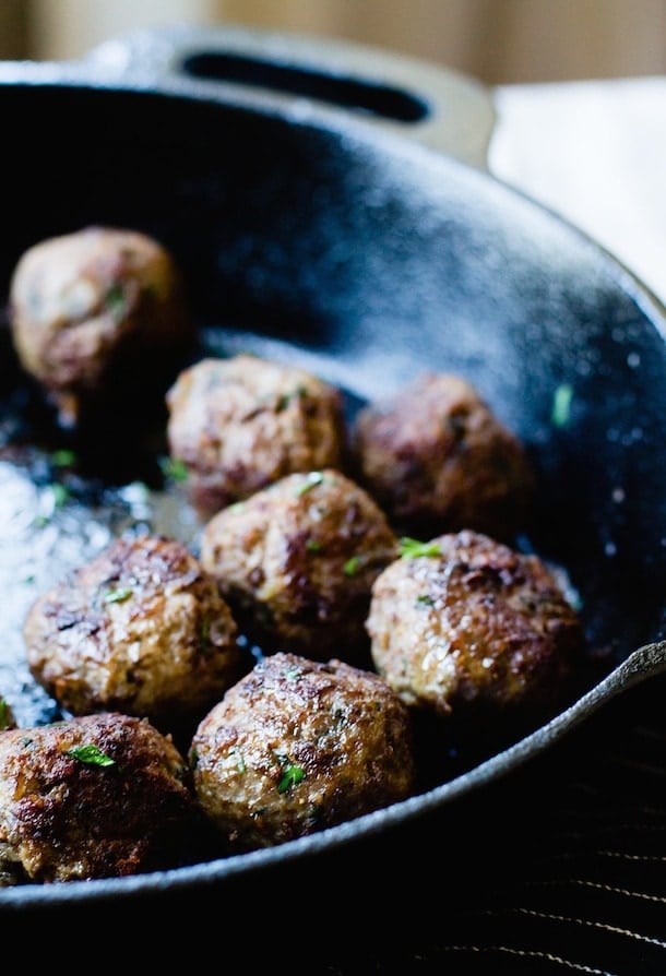 Cumin Spiced Meatballs {gluten-free}