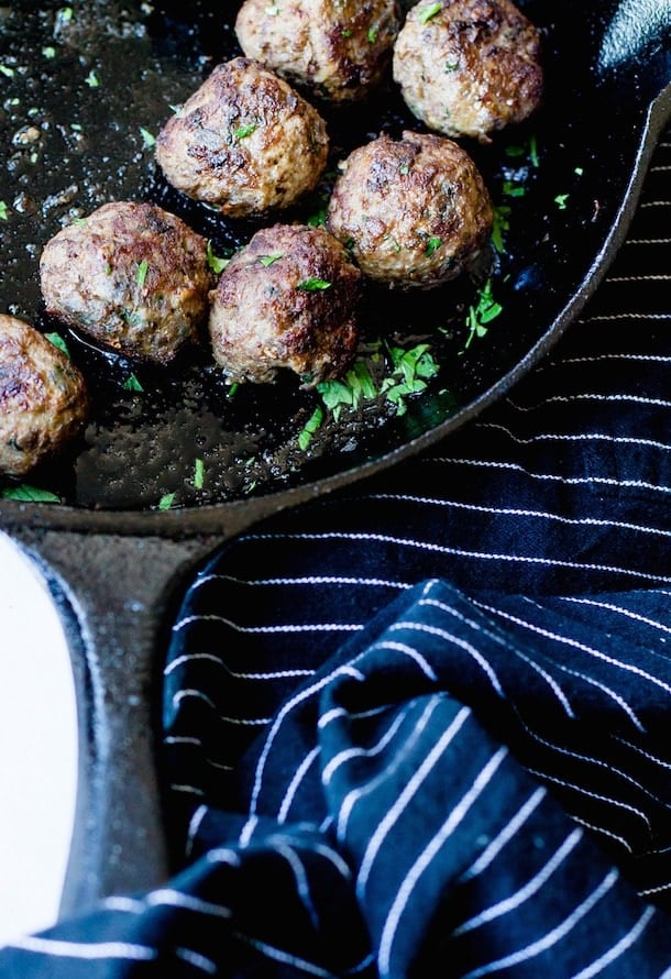 Cumin Spiced Meatballs {gluten-free}