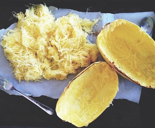 How to Cook Spaghetti Squash {without it turning to mush}