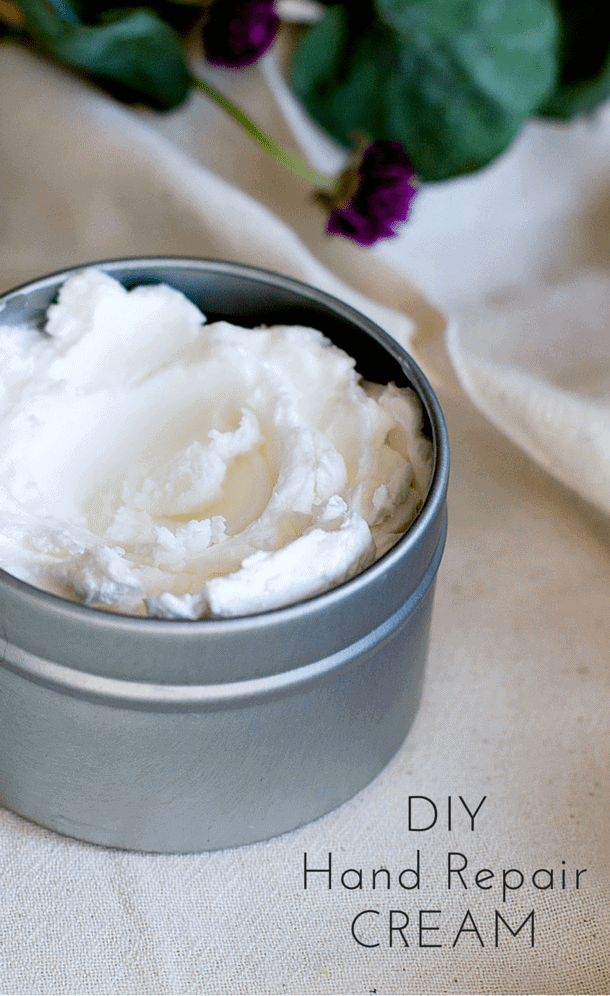 DIY Hand Repair Cream: with sunflower oil & shea butter