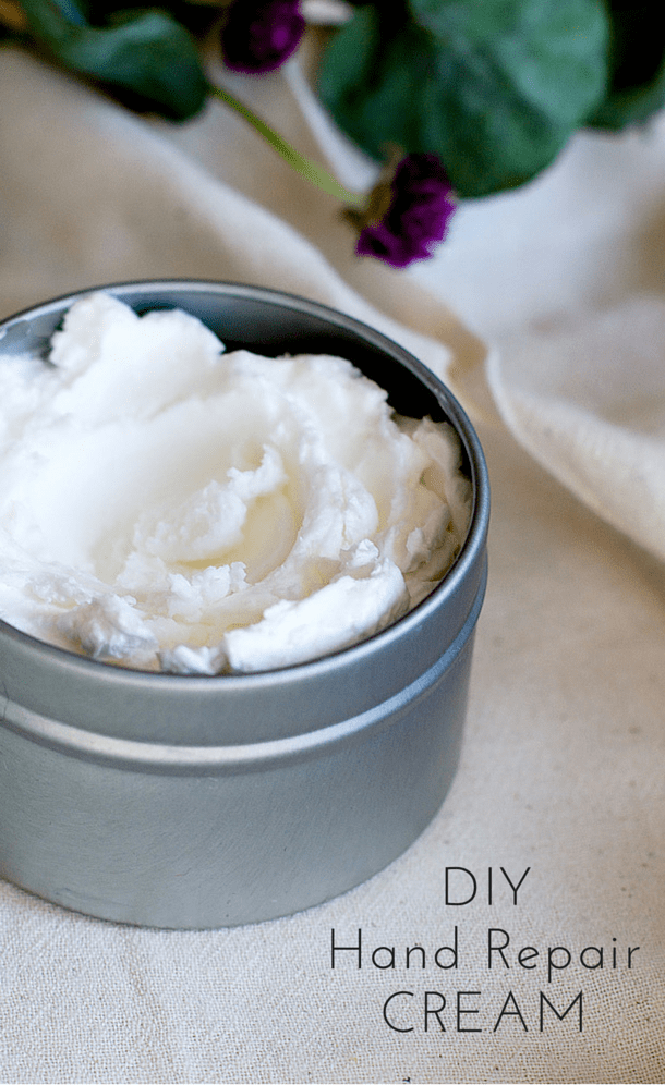 DIY Hand Repair Cream (4 ingredients, natural skincare)