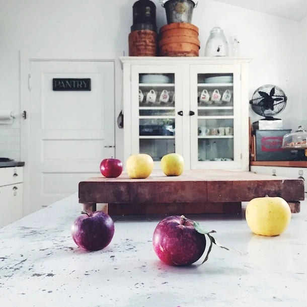 Heirloom Apples, Vintage Kitchen