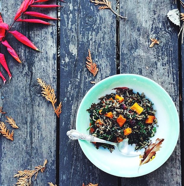 Wild Rice & Butternut Squash Salad