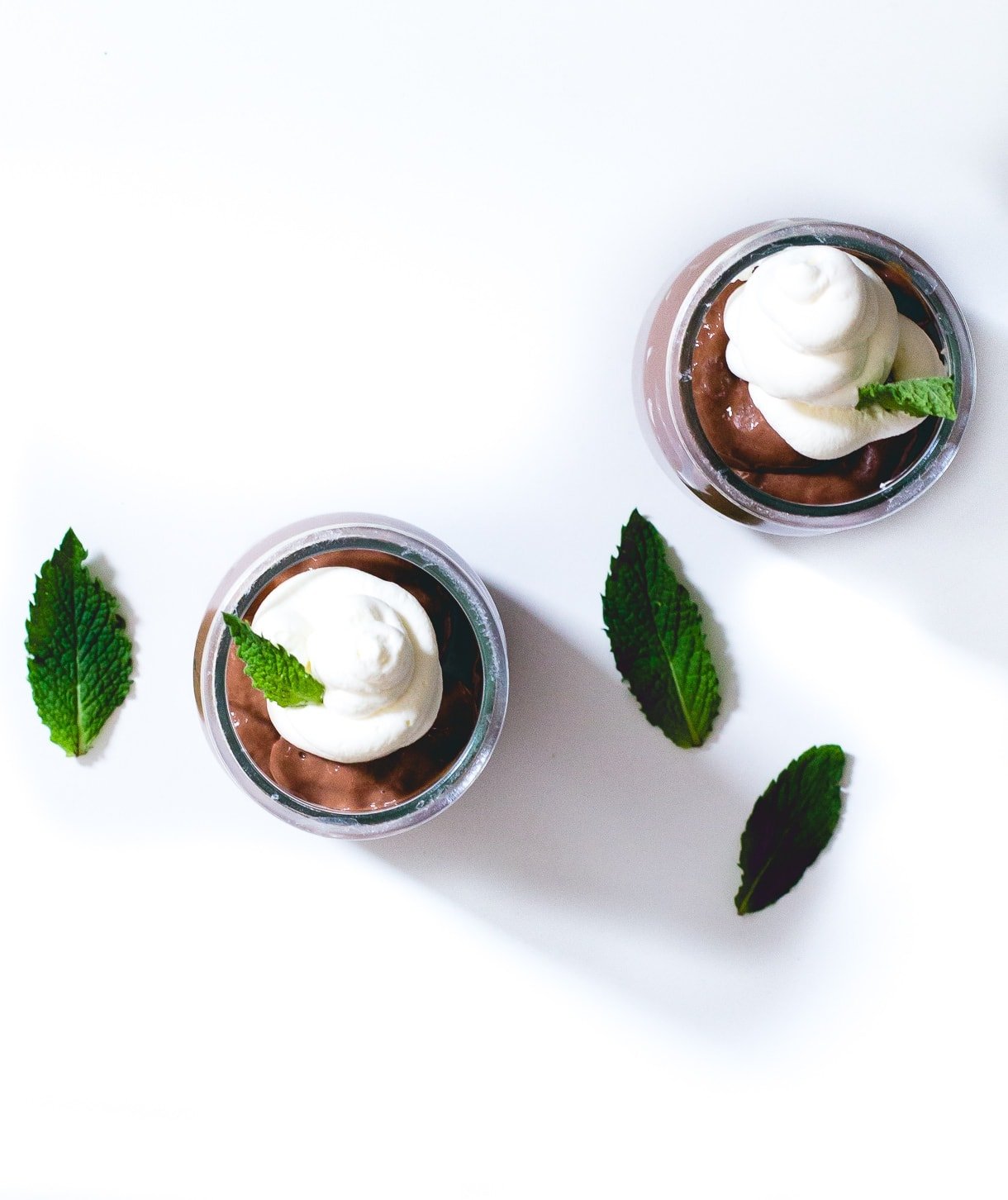 Mint Chocolate Pots de Creme -- no eggs! (heartbeet kitchen blog) 