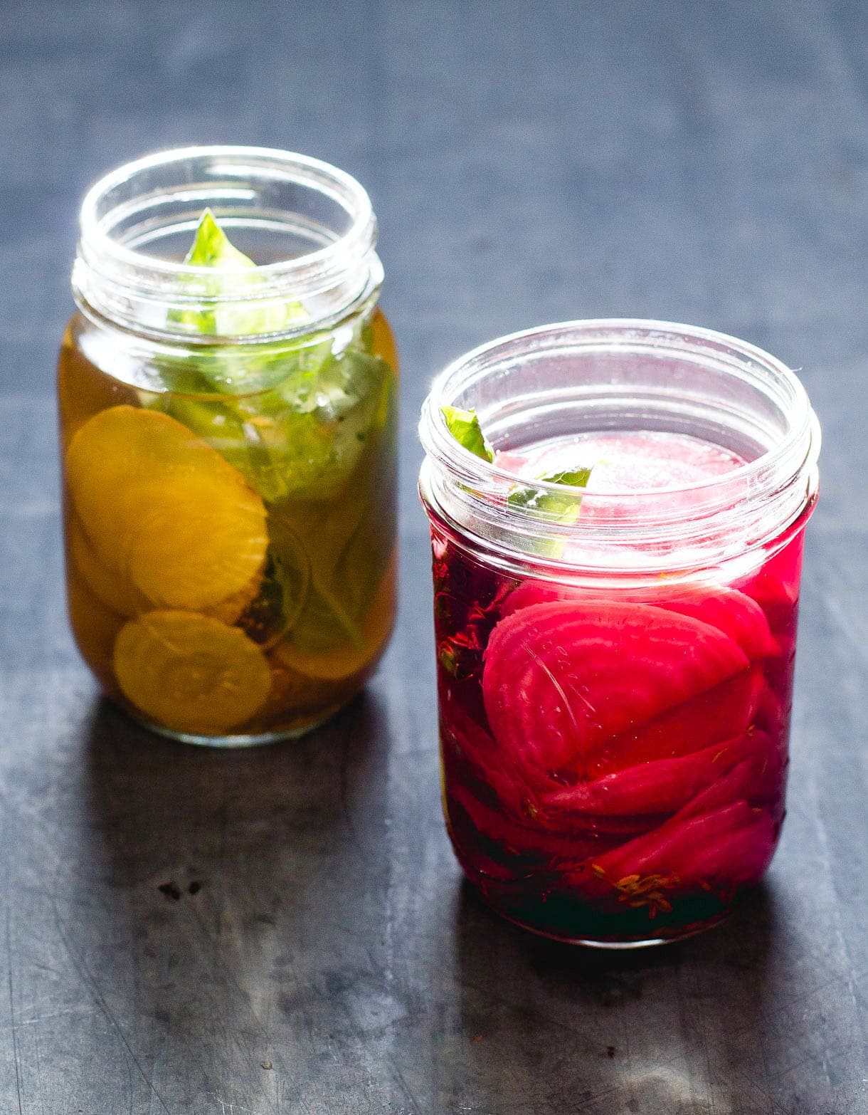 Fermented Beets with Basil & Cumin {recipe}