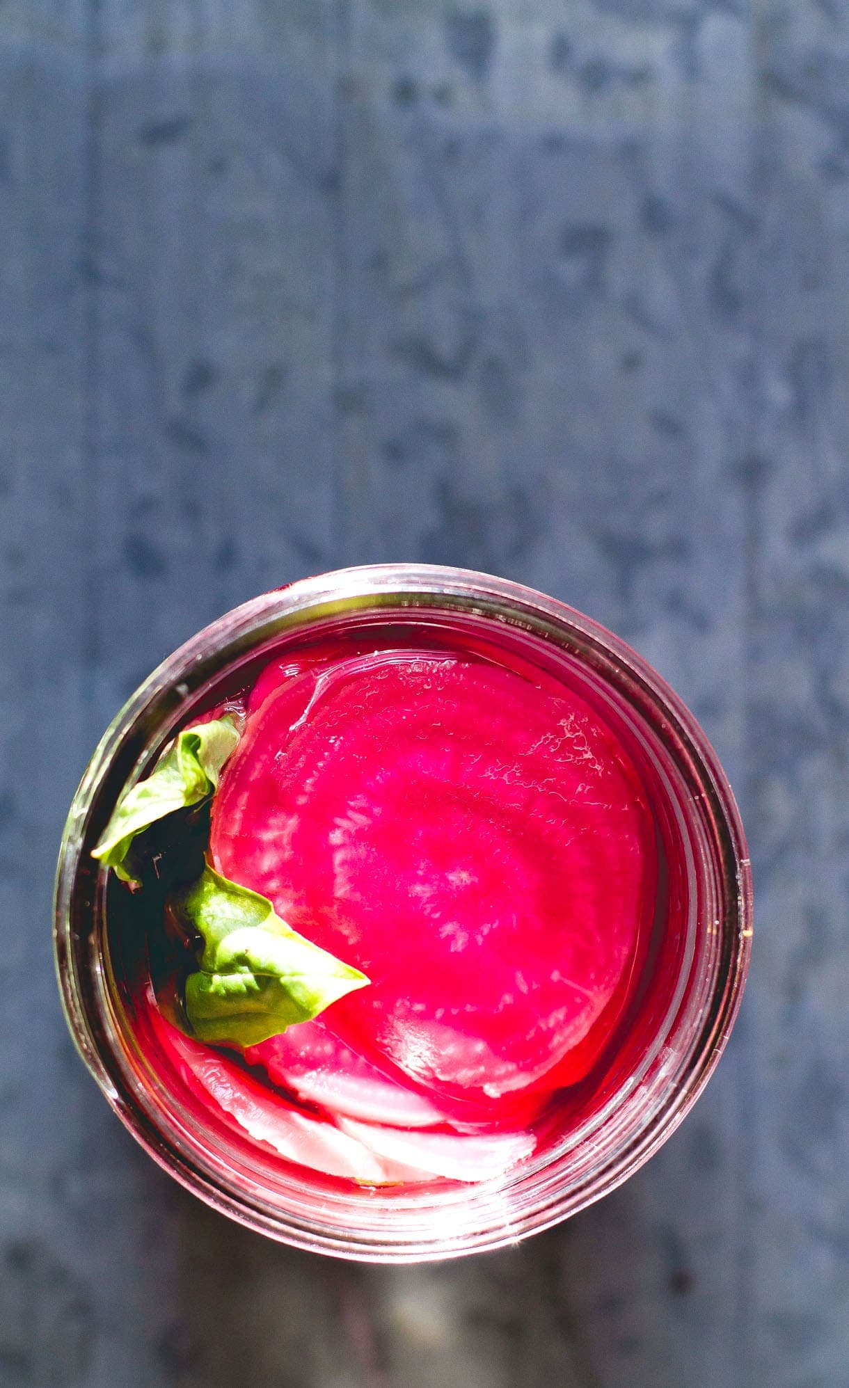 Fermented Beets with Basil & Cumin {recipe} healthy probiotics.