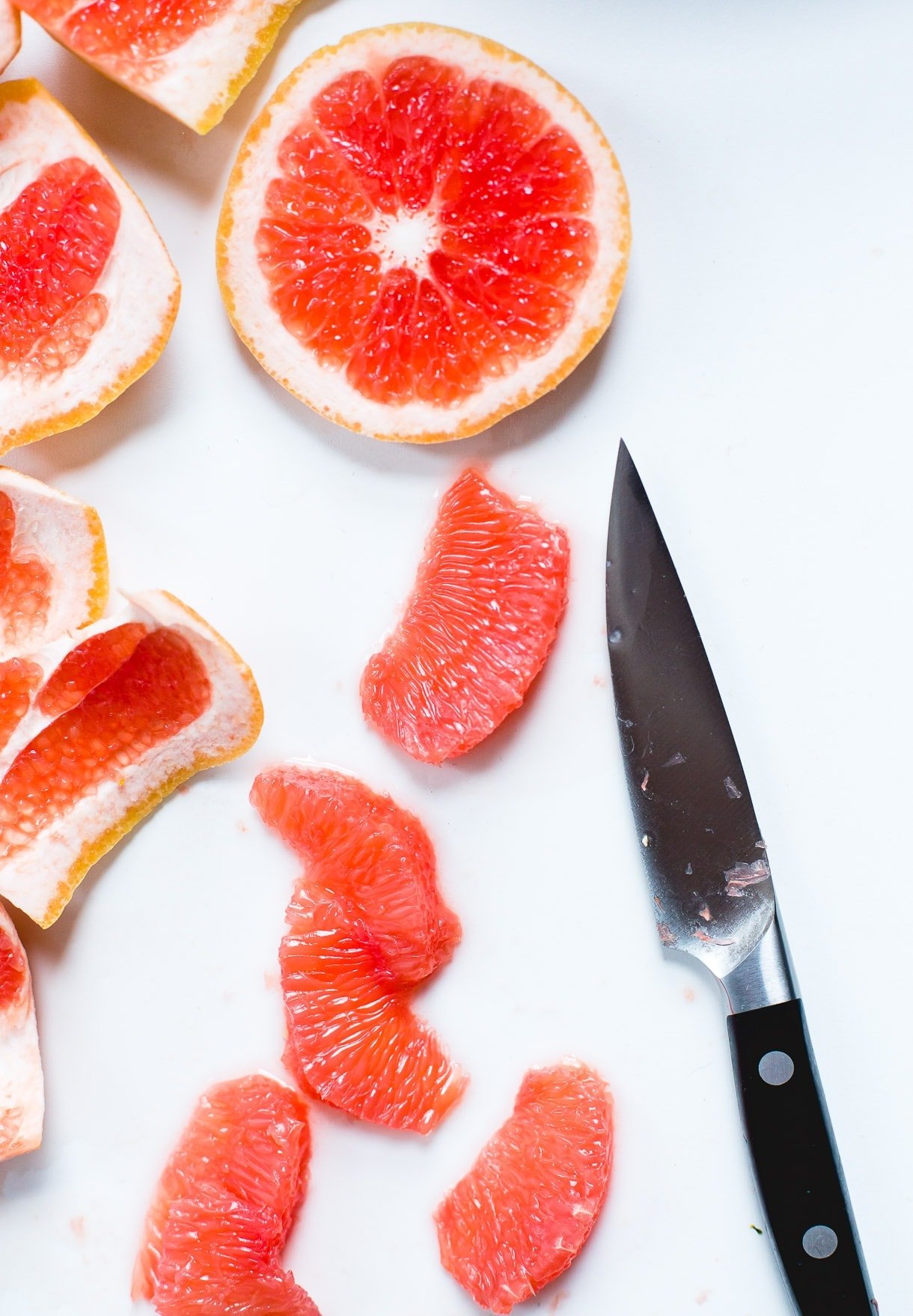 How To Easily Cut a Grapefruit Into Segments | Heartbeet Kitchen