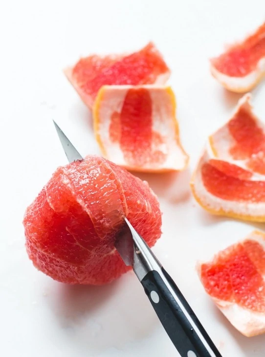 How to Segment a Grapefruit, The Easy Way {step-by-step photos}
