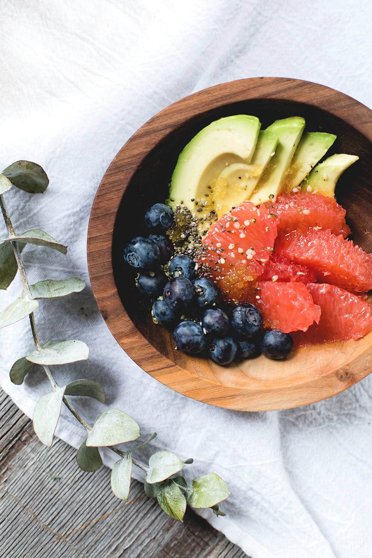 Super-Seed Fruit Salad {vegan}