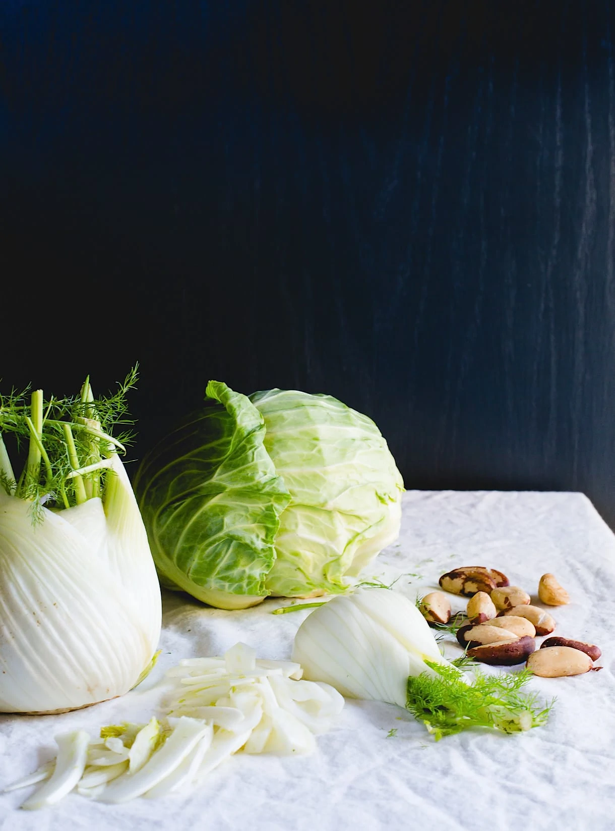 Cabbage Fennel Soup with brazil nuts {paleo}