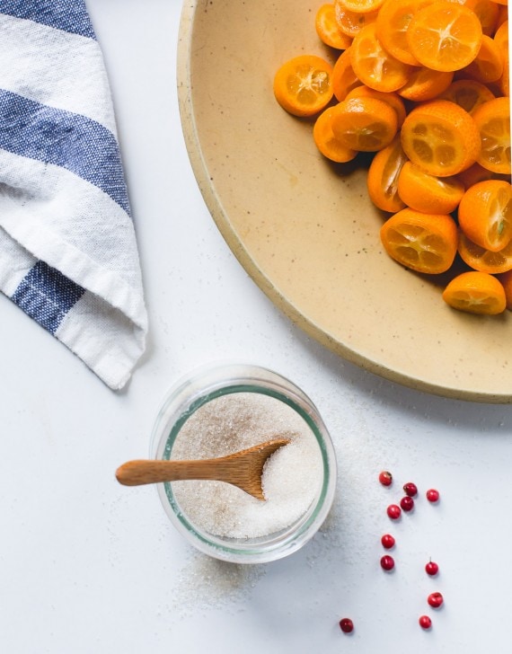 Kumquat Pickle Recipe with Pink Peppercorns