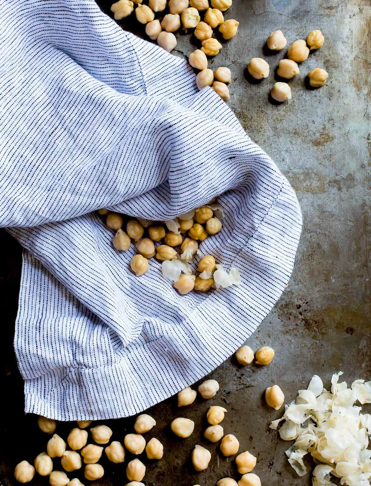 3 Tips For Making Crispy, Roasted Chickpeas {be sure to peel them!}