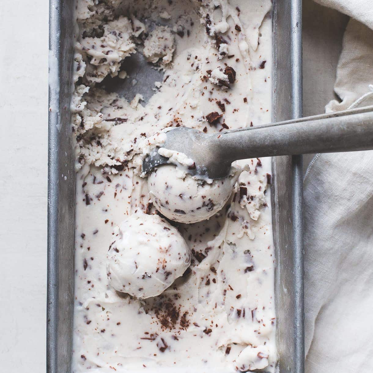 Vegan Chocolate Chip Coconut Milk Ice Cream {with step by step video!}