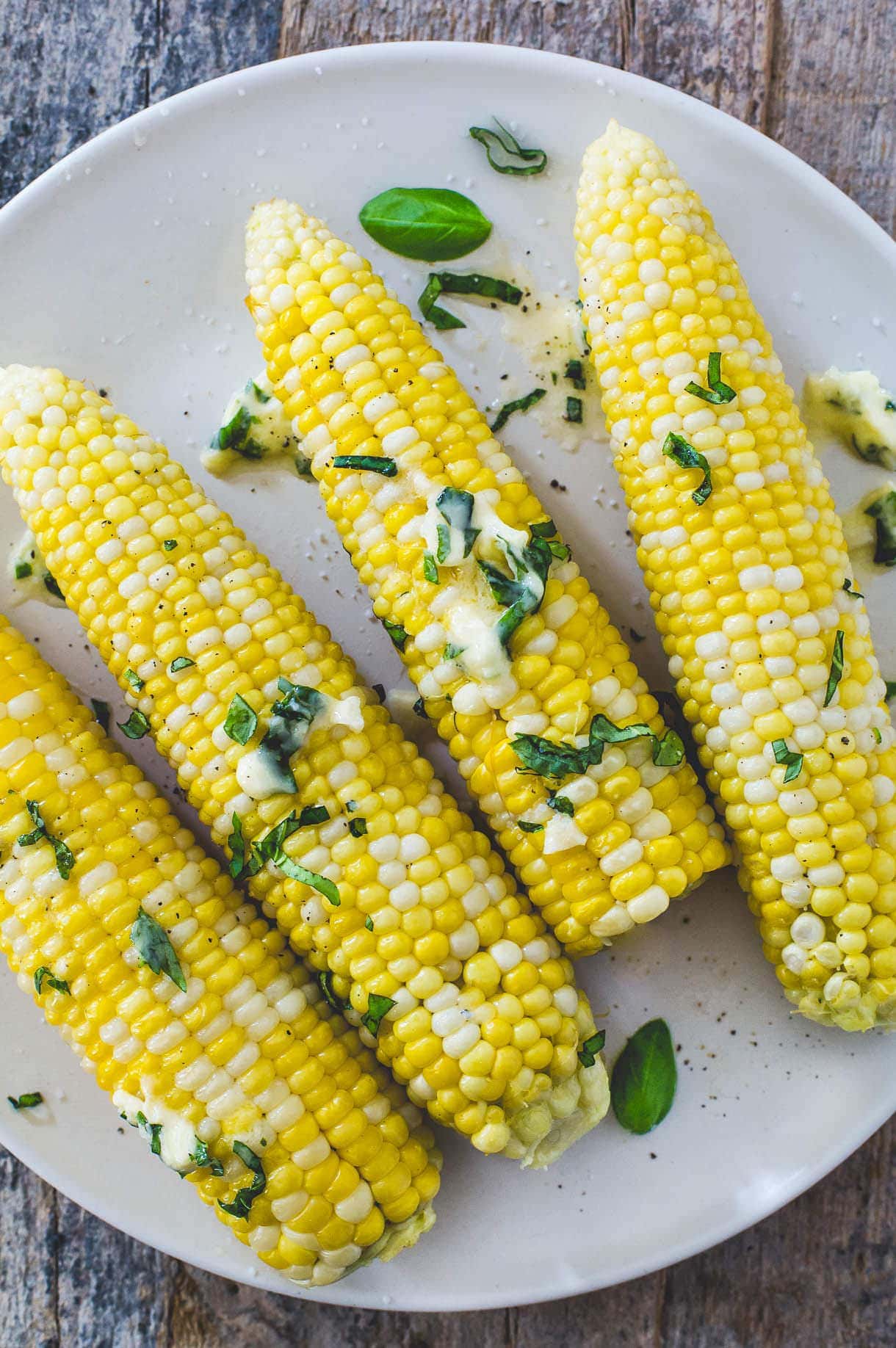 Herb Buttered Corn on the Cob recipe + how to video