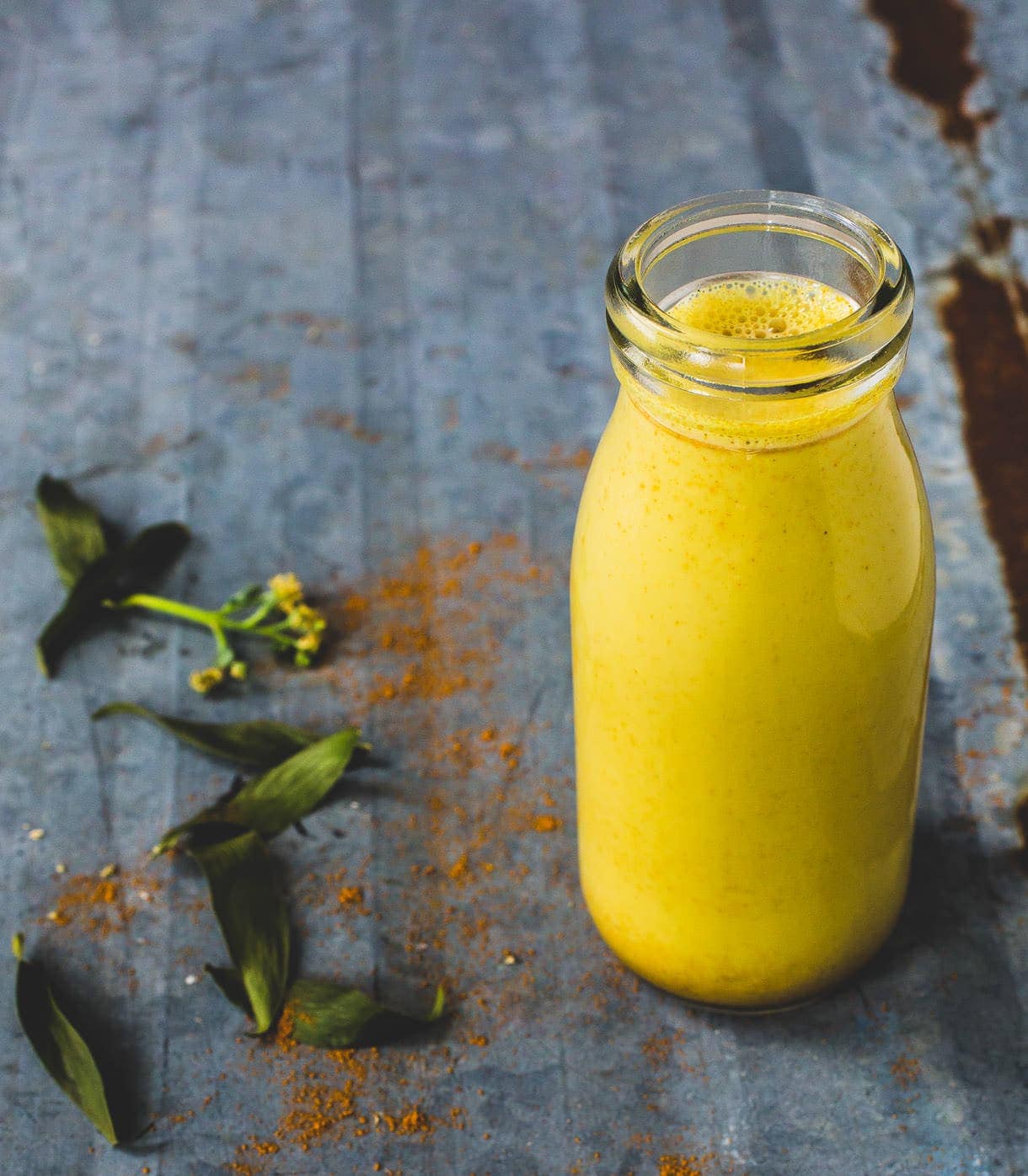 Chilled Vegan Golden Milk {turmeric powerhouse}