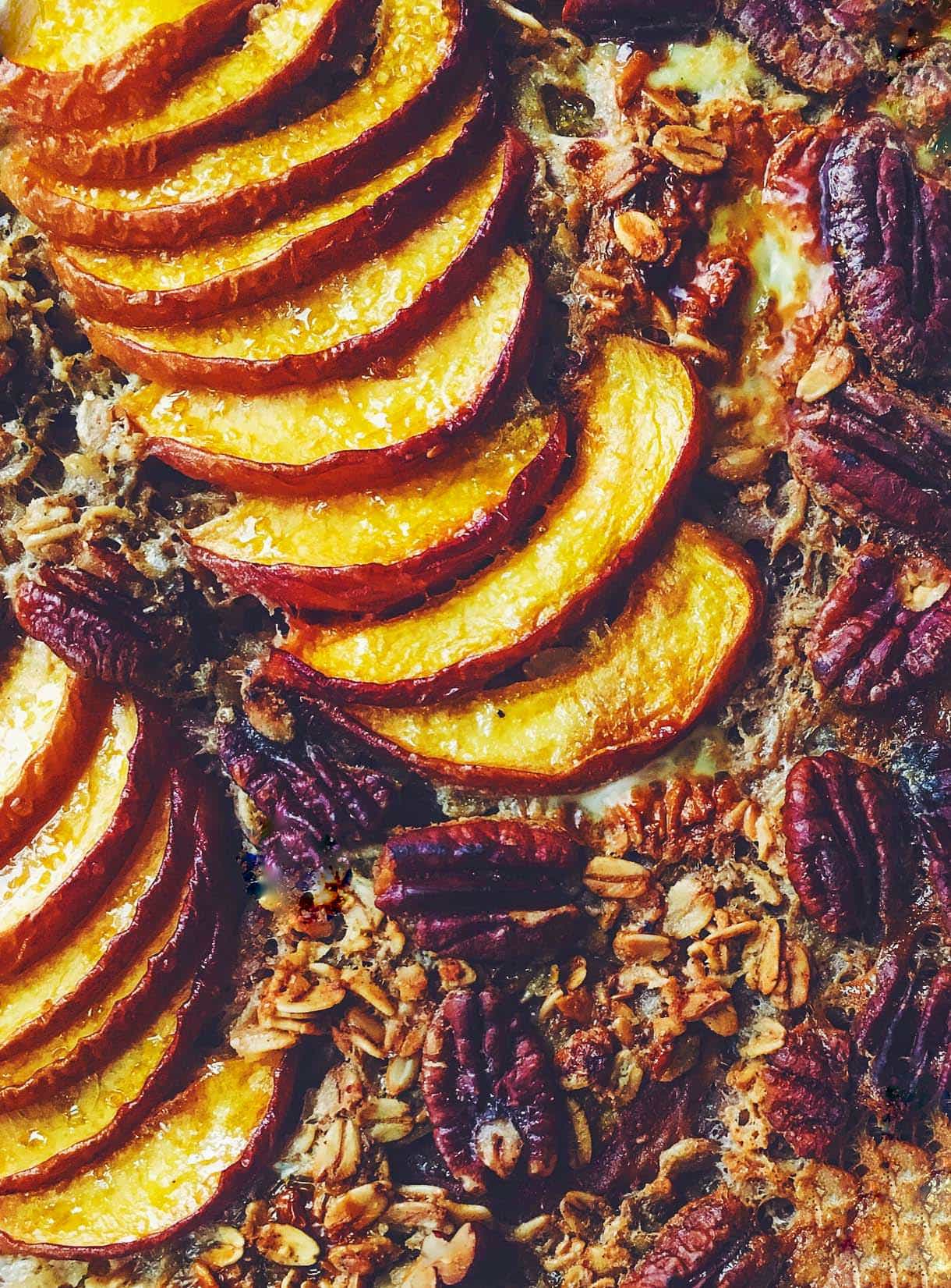 Peach Baked Muesli {heartbeet kitchen blog}