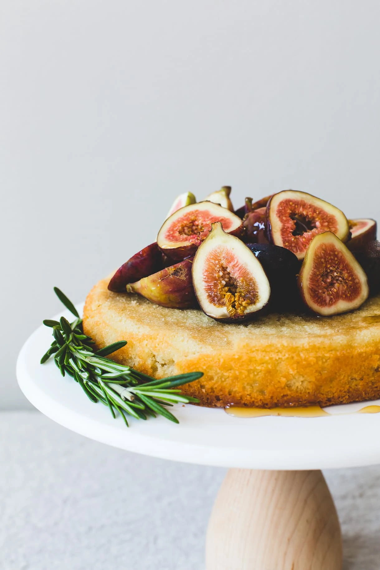 Gluten-Free Almond Cake with Figs & Honey