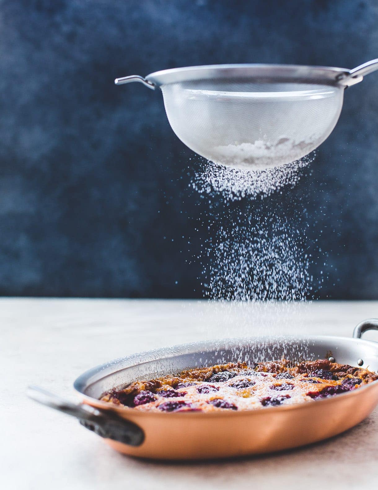 Blackberry Baked Custard {heartbeet kitchen blog}