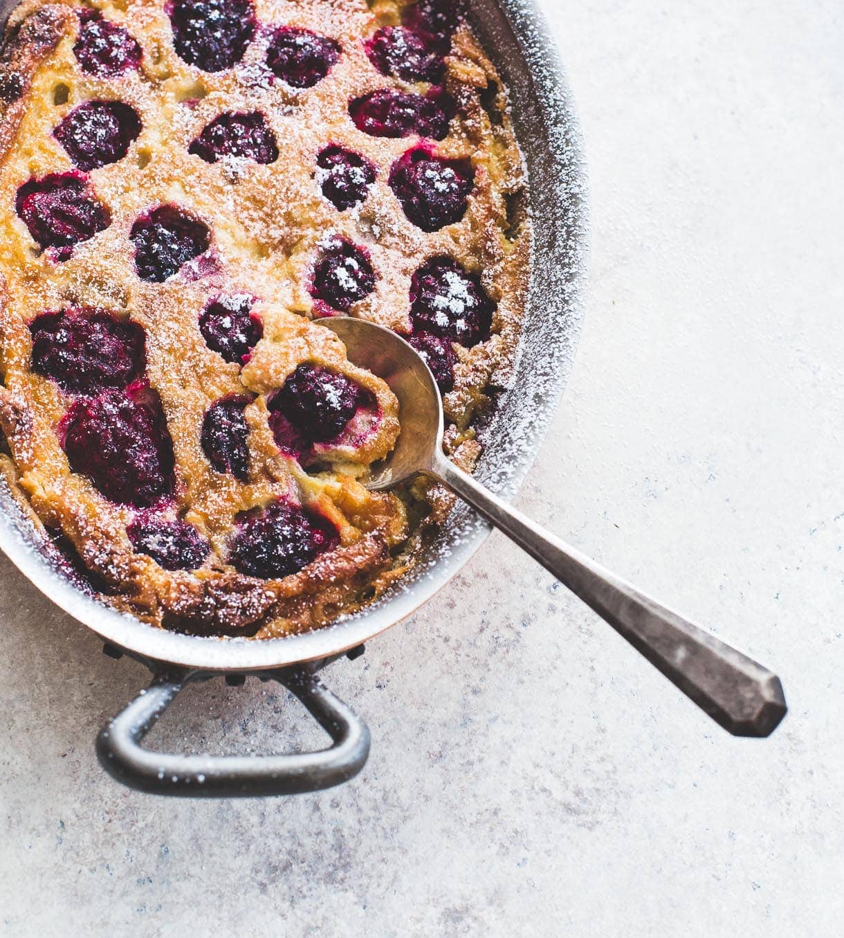 Gluten-Free Blackberry Pudding