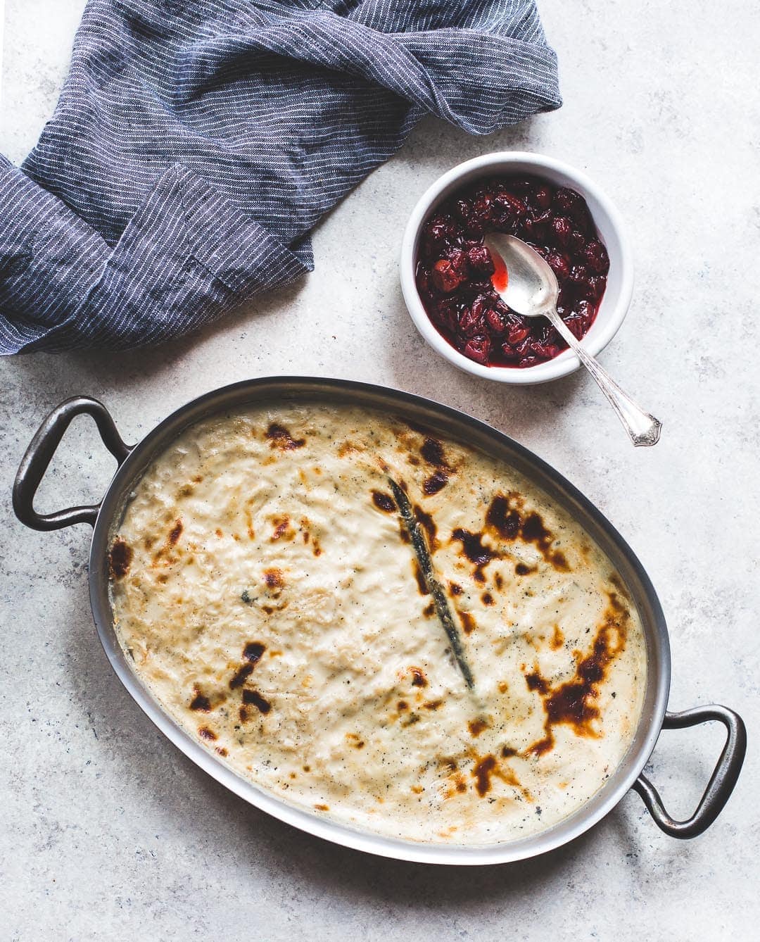 Effortless Vanilla Bean Rice Pudding with Saucy Tart Cherries {baked, so all hands off! so creamy, can be served warm or cold}