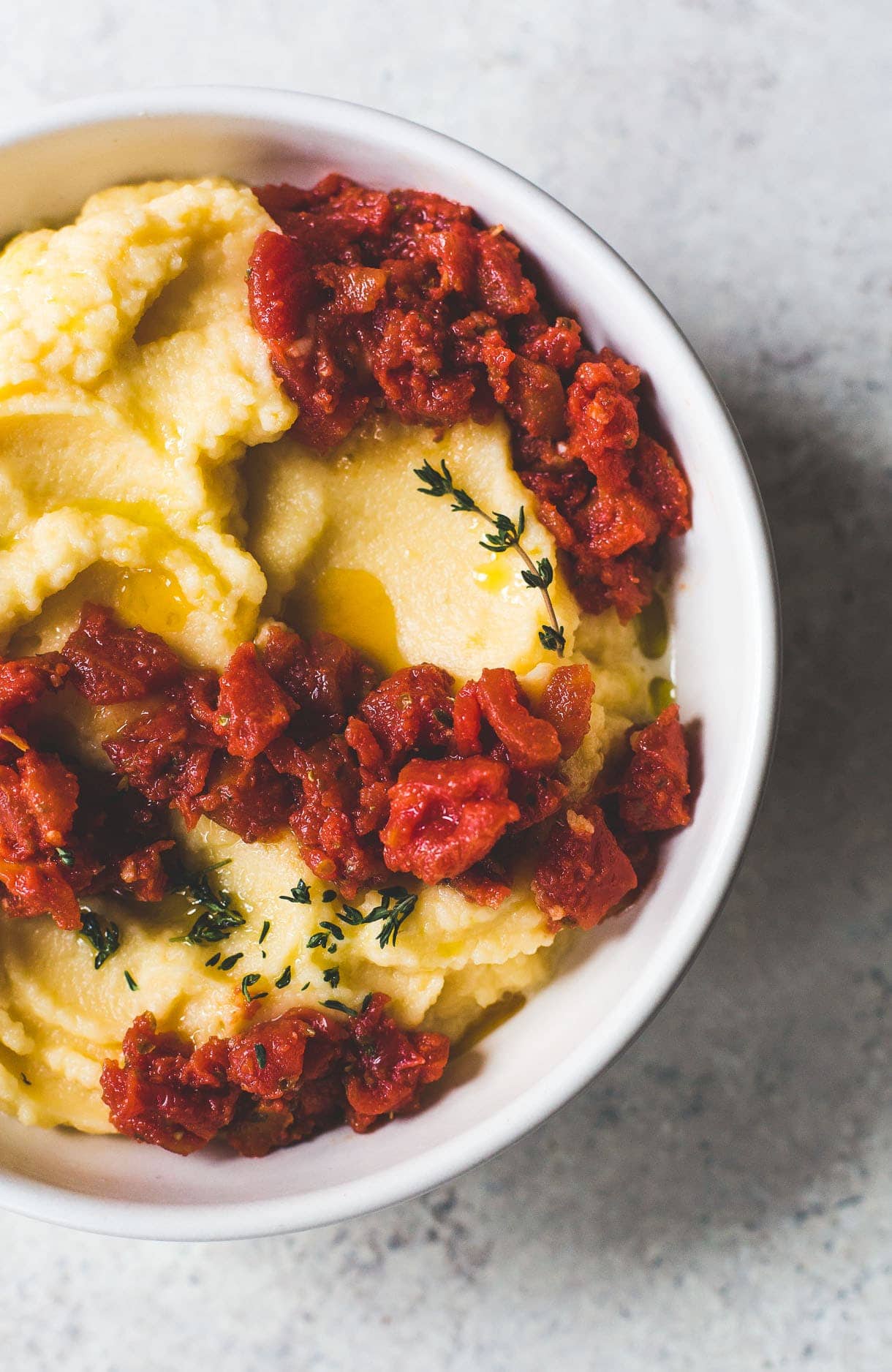Fluffy Mashed Rutabaga with Quick Tomato Confit : Heartbeet Kitchen