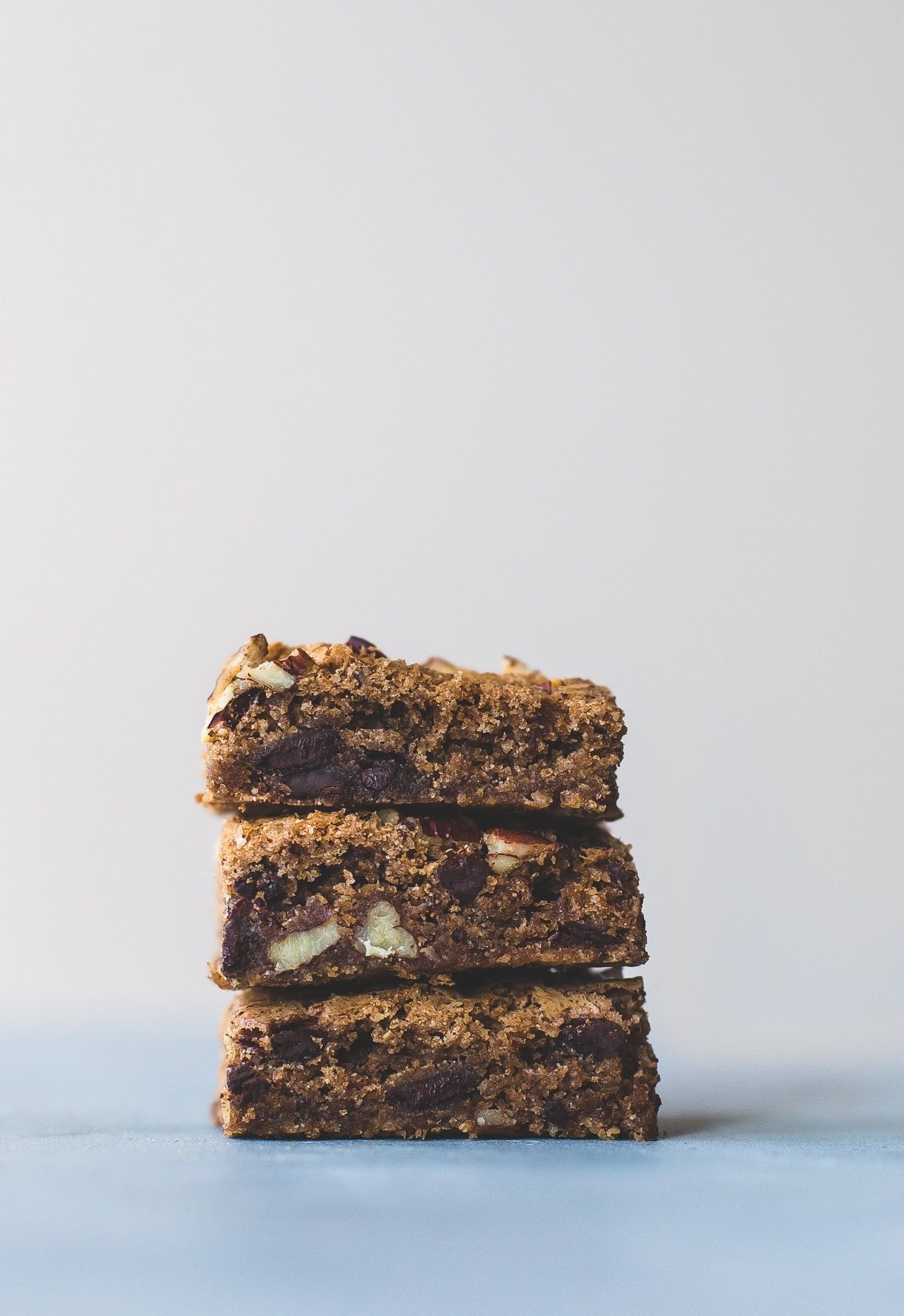 Coffee Chocolate Chunk Gluten Free Cookie Bars 