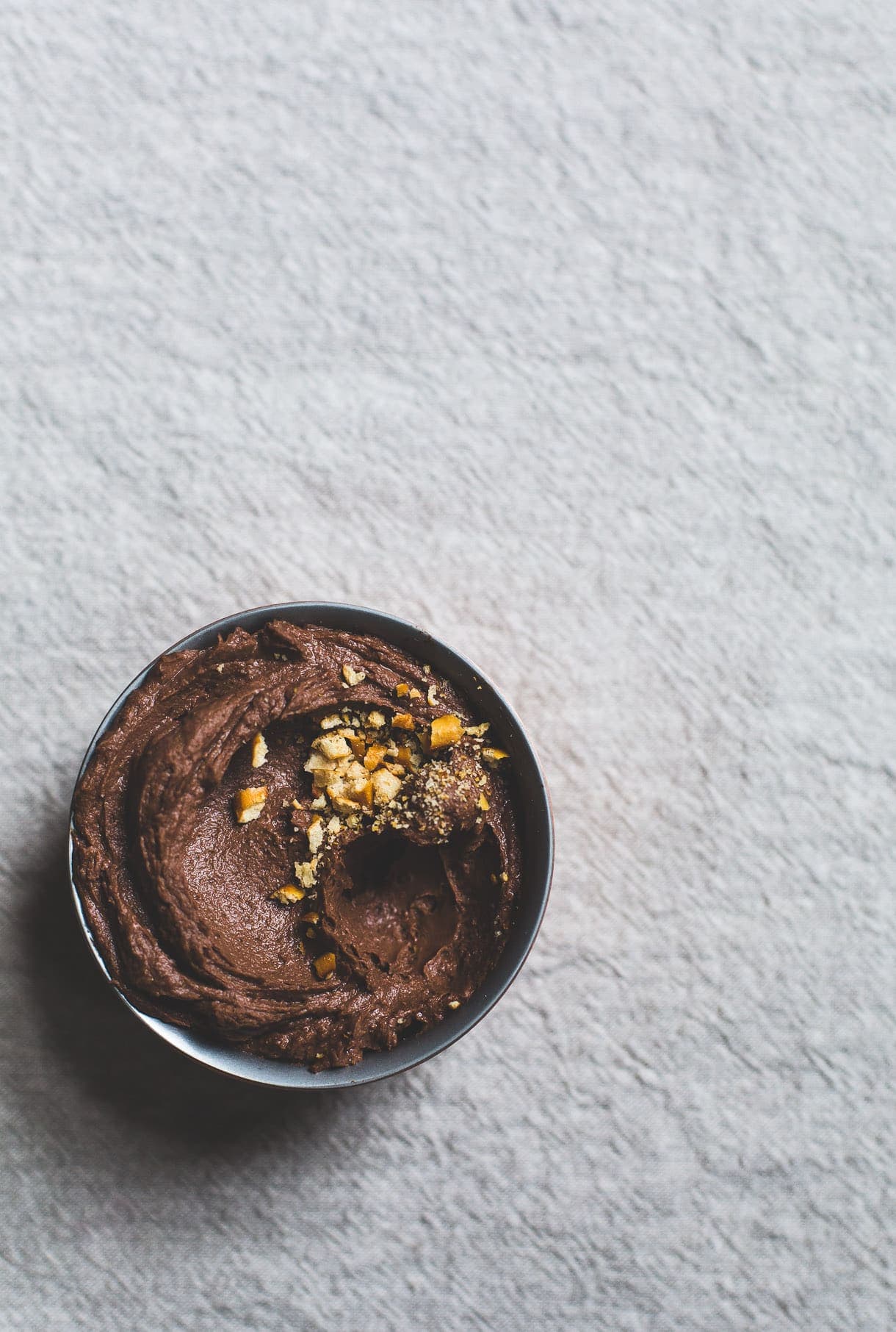 No-Bake Dark Chocolate Cheesecake Pots with Pretzel Crunch