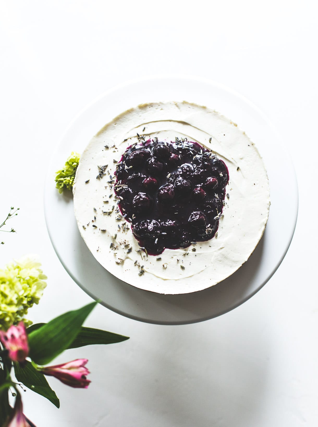 No Bake Blueberry Cheese with gluten-free crust