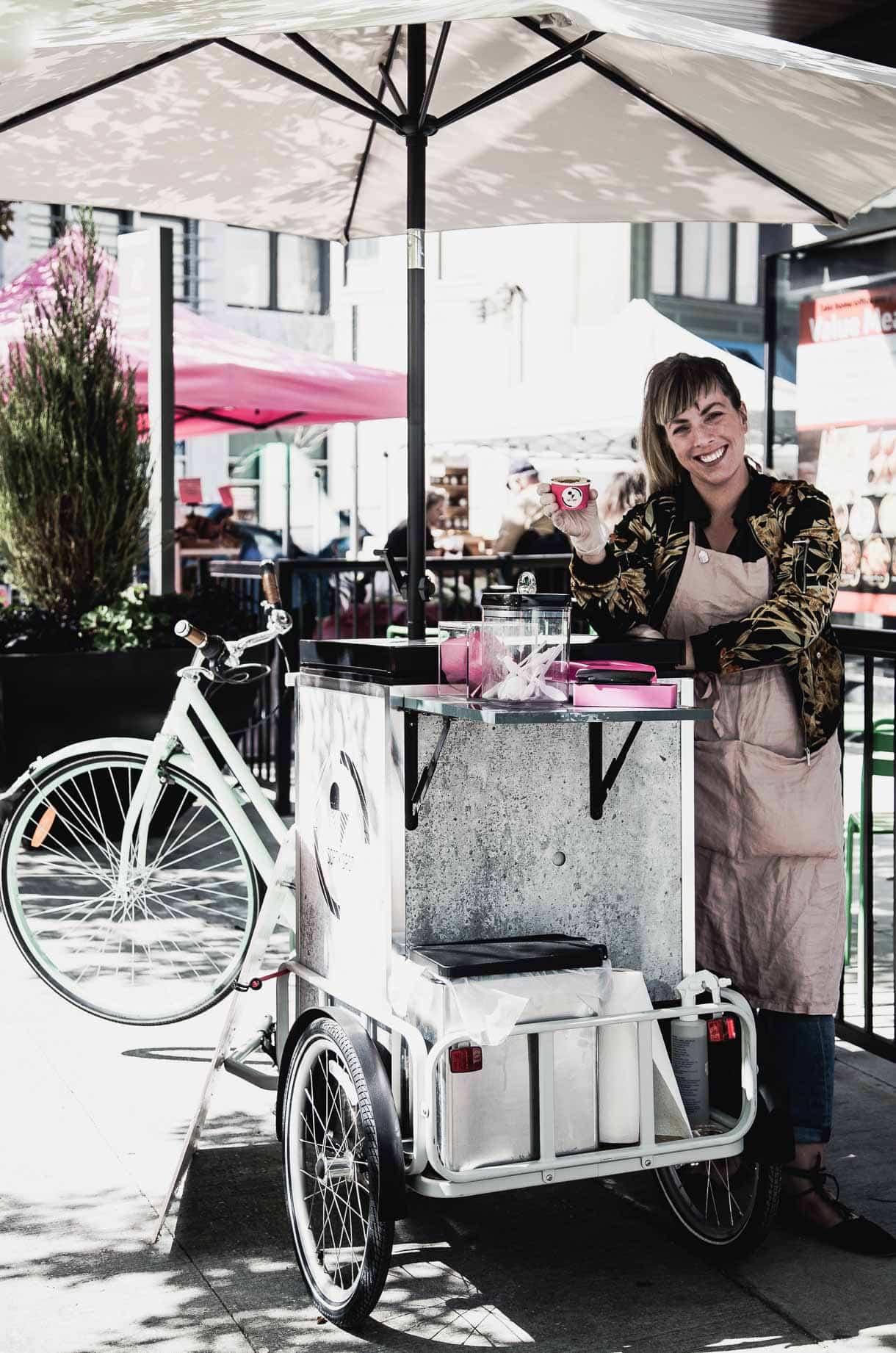 Farmers Market, Winnipeg // Manitoba Canada // bike ice cream stand