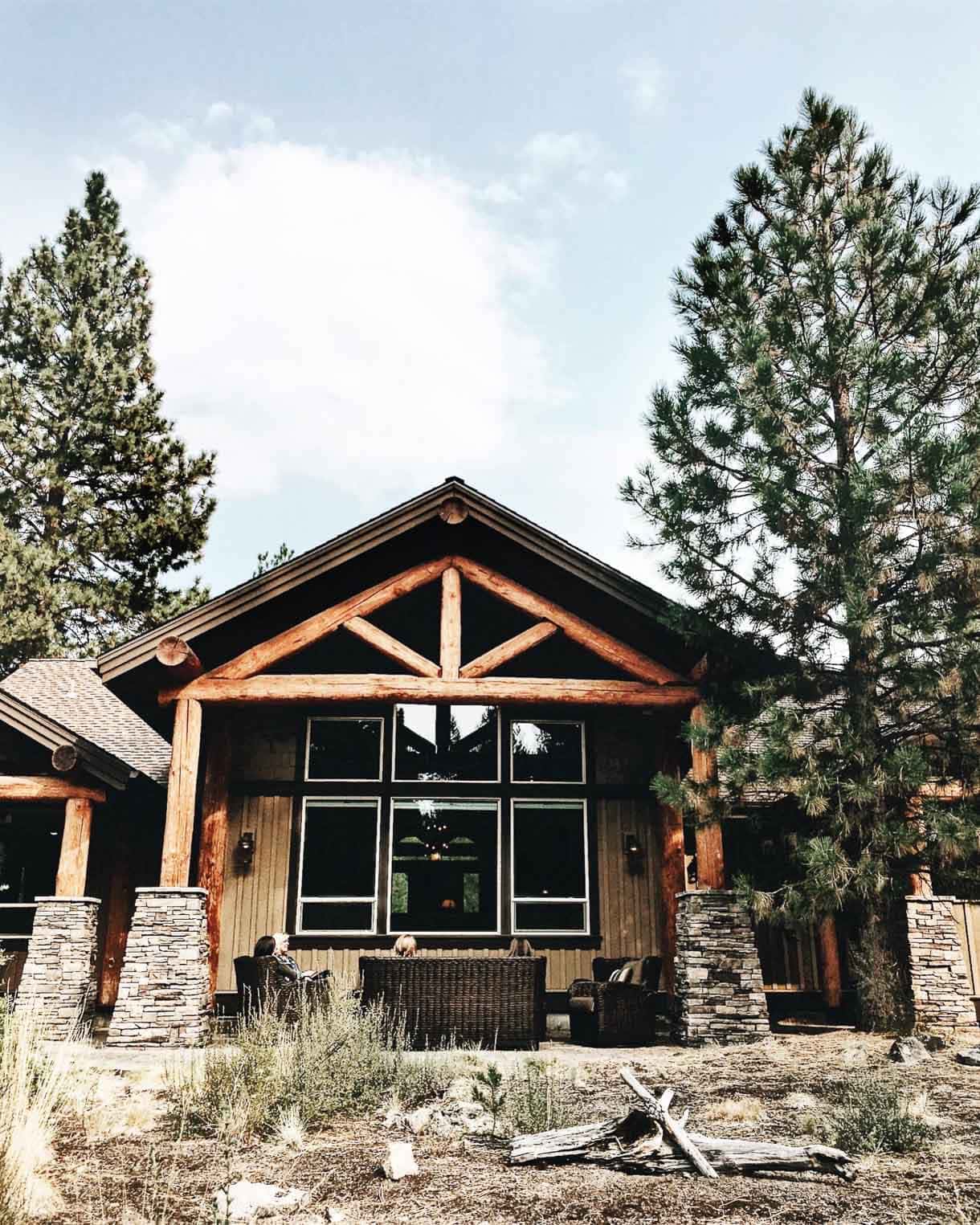 home at Caldera Springs, Sunriver Resort // cozy house with tall pines