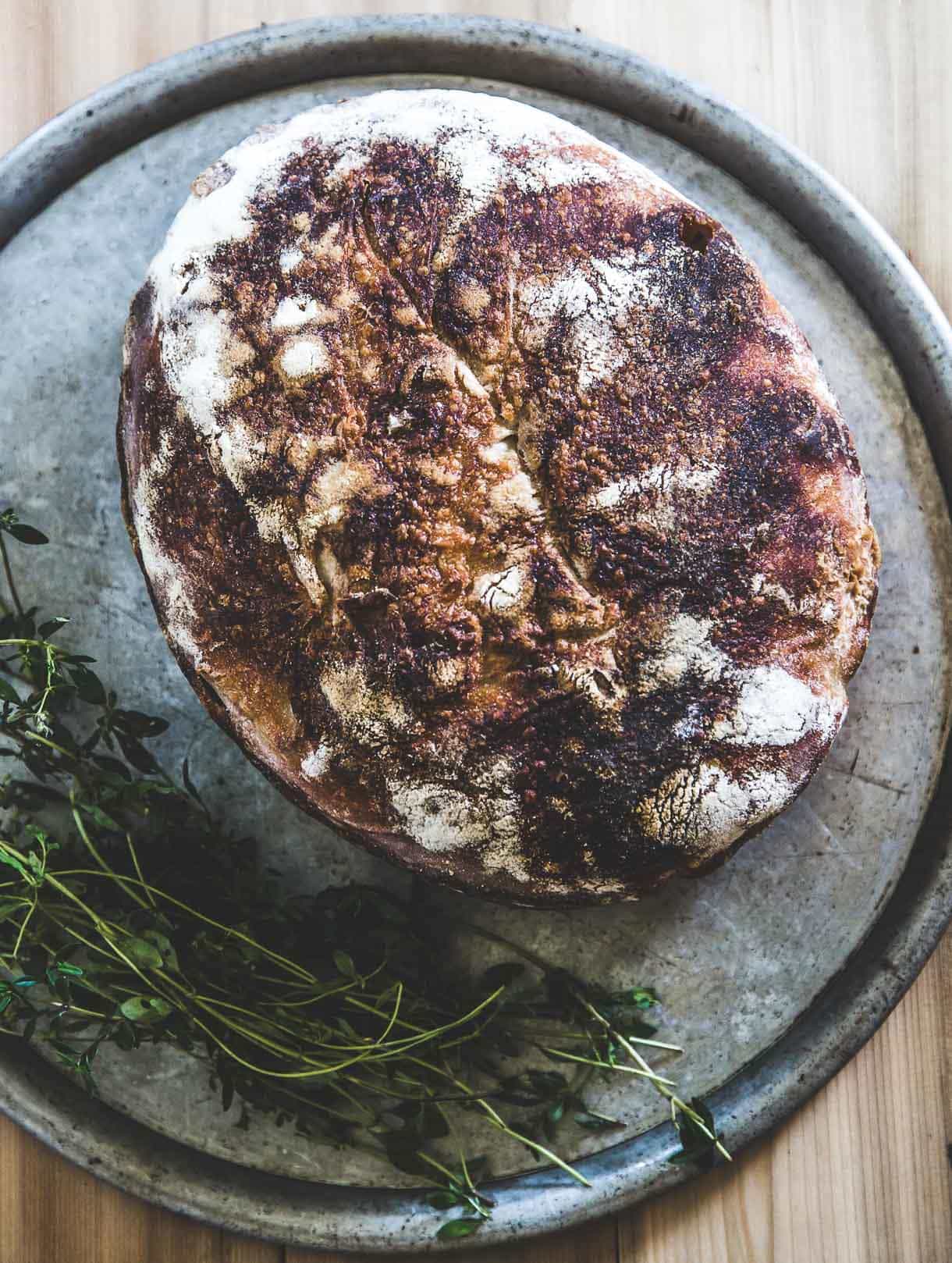Artisan Sourdough Bread // learned technique from Tartine #cookbook