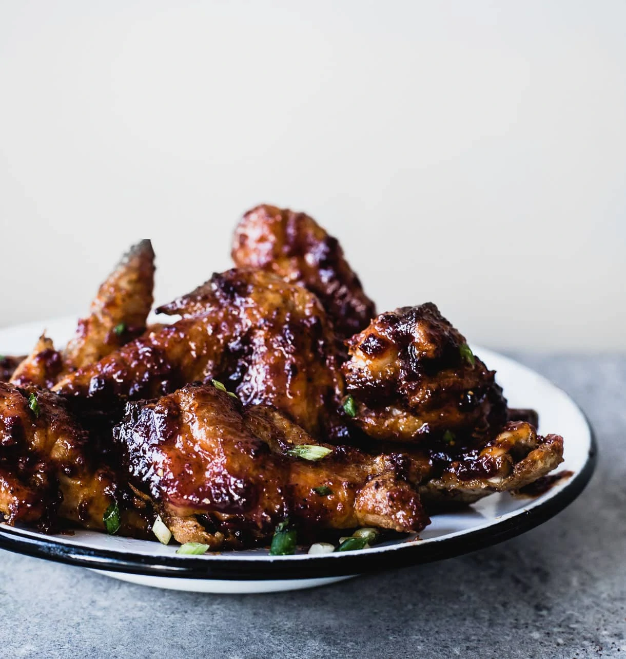 Extra Crispy Oven Baked Maple Chipotle Chicken Wings {gluten-free}