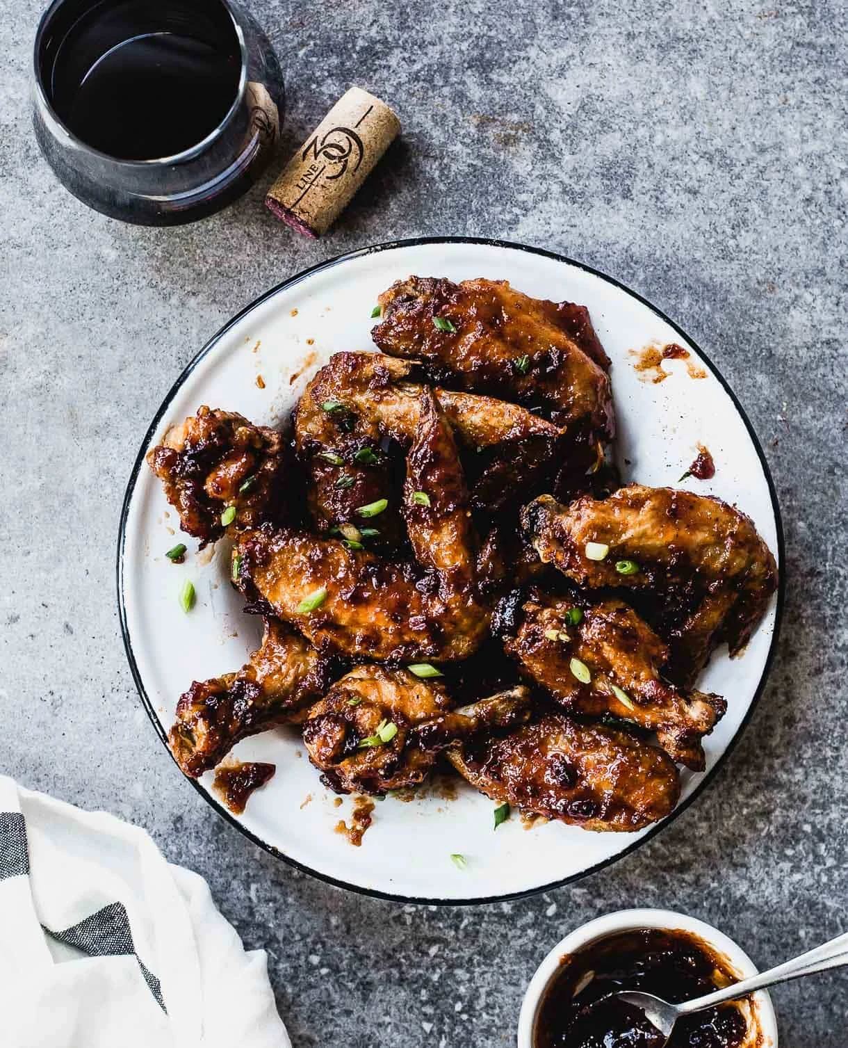 Four Secrets to Making Gloriously Crispy Baked Chicken Wings + Maple Chipotle Sauce (gluten free chicken wings recipe)