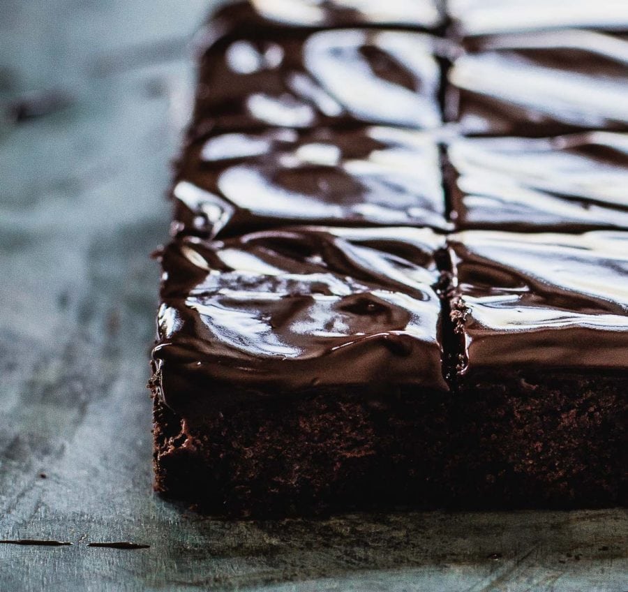 Gluten Free Brownie Recipe with Vegan Chocolate Ganache